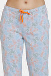 Zivame Looney Tunes Knit Cotton Pyjama Set - Grey Melange — thumbnail 6